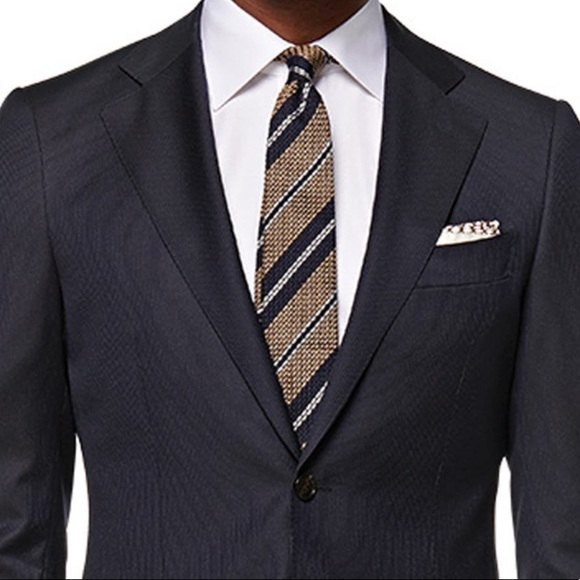 SUITSUPPLY Stripe Wool Suit Nordstrom jacket only 38 R - Picture 2 of 2